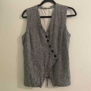 Abercrombie Gingham Linen Top